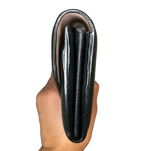 Bally Linney Suzy Black Leather Wallet with Gold Hardware in EUC - Picture 9 of 9